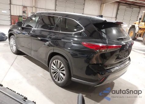 2021 Toyota Highlander Hybrid Platinum from USA, damaged, VIN 5TDFARAH0MS004908